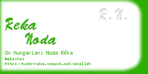 reka noda business card